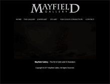 Tablet Screenshot of mayfieldgallery.com.au